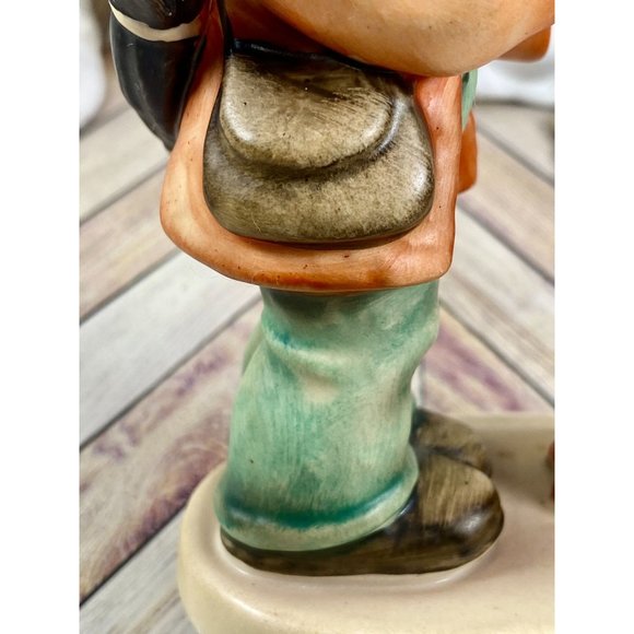 Hummel Puppy Love #1, 5.5" tall, Boy playing violin w dog, TMK-5, Perfect - Picture 14 of 16